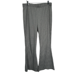 Wild Fable Gray Houndstooth Pattern‎ Stretchy Flare Pants Large